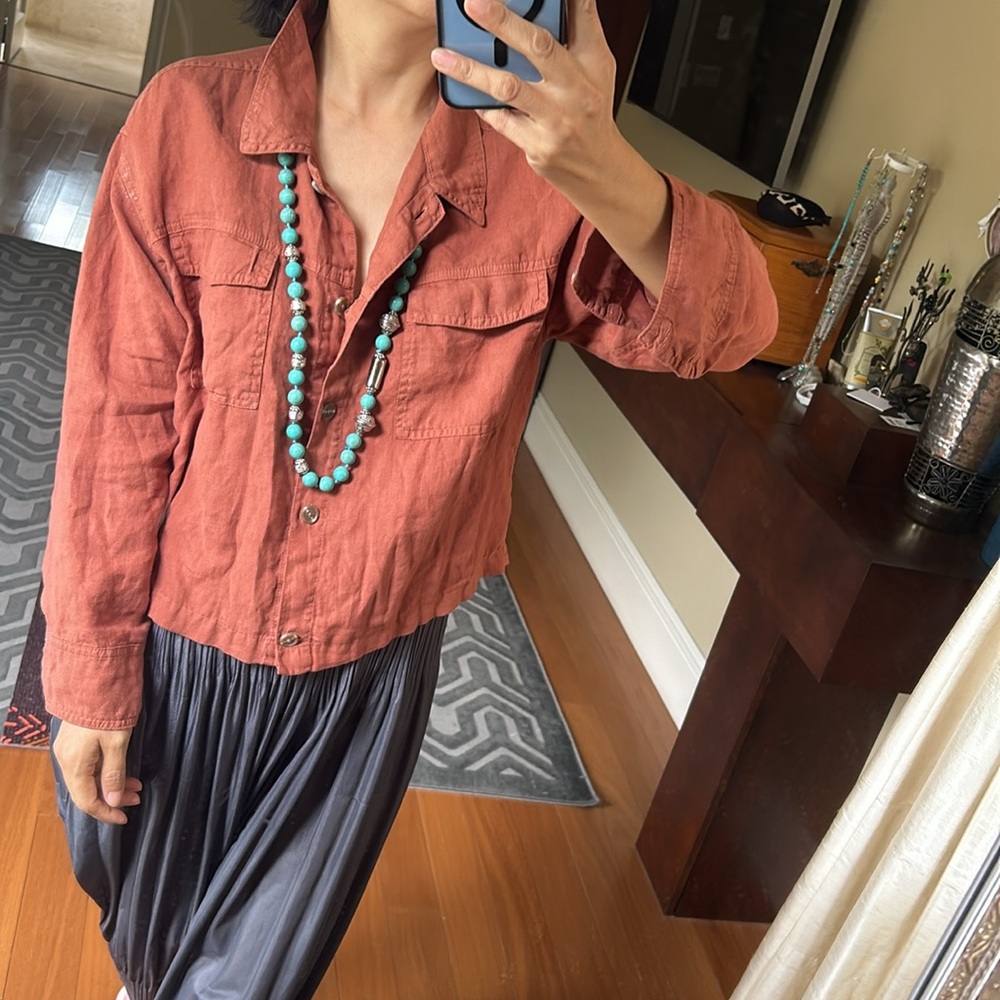 Rachel Zoe 💯% linen light weight jacket